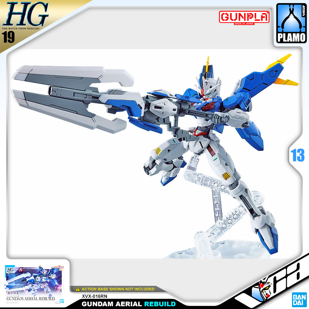 Bandai Gunpla High Grade 1/144 HG Gundam Aerial Rebuild Plastic Model Toy VCA Singapore