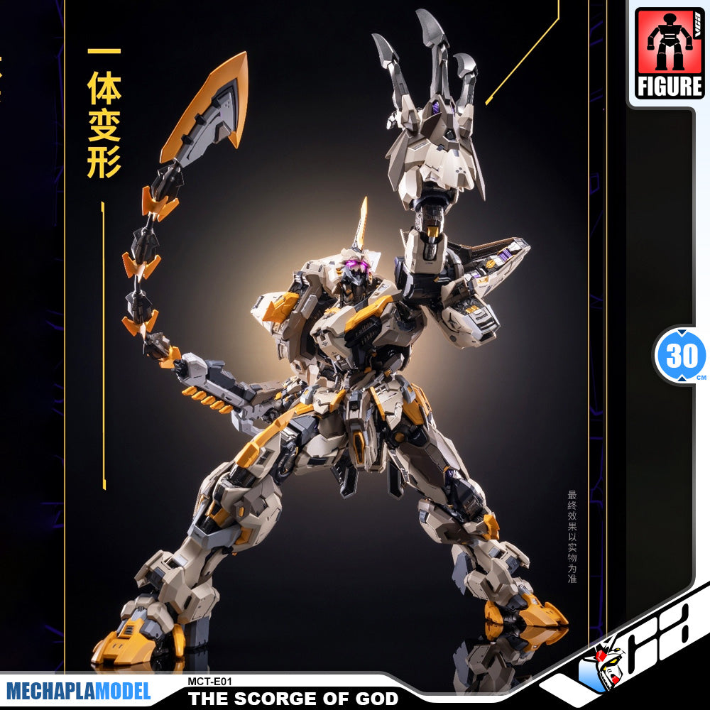 Moshowtoys 模寿 MCT-E01 The Scourge of God 至臻级·上帝之鞭 Premium Metal Build Structure Large Scale Action Figure Model Toy VCA Gundam Singapore