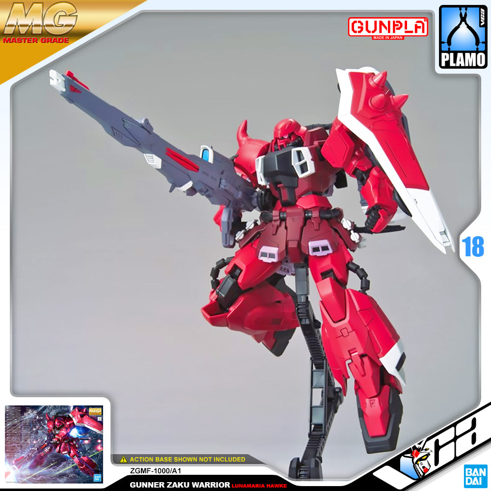 Bandai Gunpla Master Grade 1/100 MG Gunner Zaku Warrior Lunamaria Hawke Plastic Model Action Toy VCA Gundam Singapore