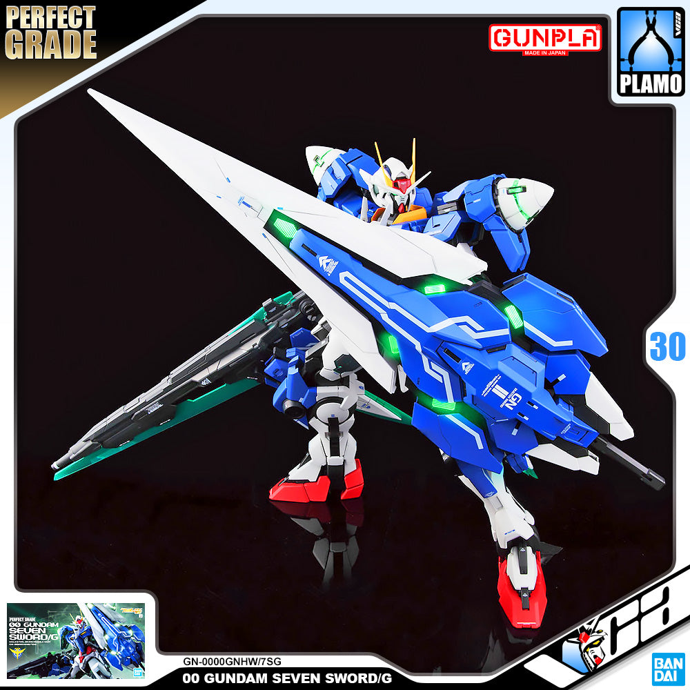 Bandai Gunpla Perfect Grade 1/60 PG 00 Gundam Seven Sword/G Plastic Model Action Toy VCA Singapore