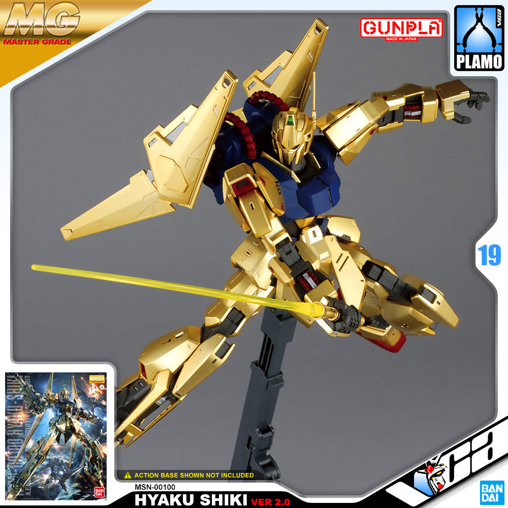 Bandai Gunpla Master Grade Hyaku Shiki Ver 2.0 Plastic Model Toy VCA Gundam Singapore