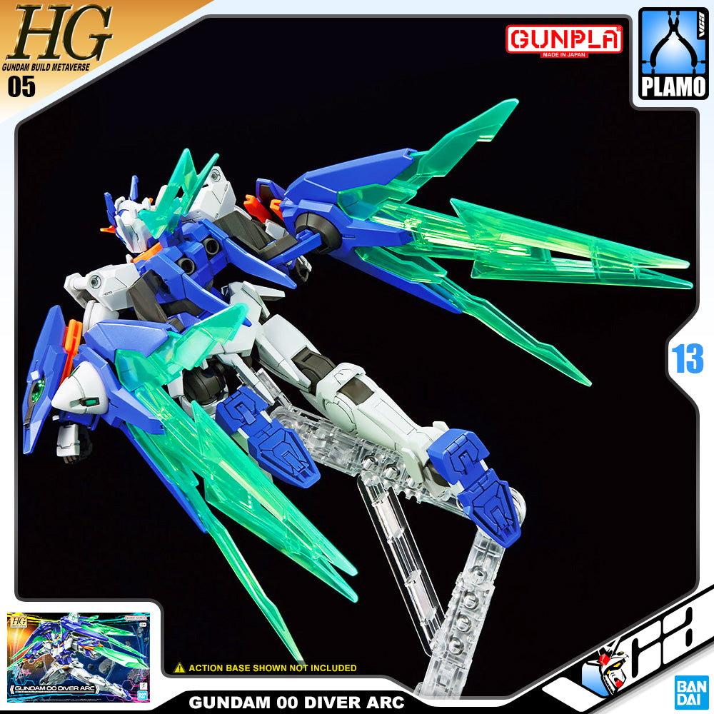 Bandai Gunpla Build Metaverse HG Gundam 00 Diver Arc Plastic Model Action Figure Toy Kit VCA Singapore