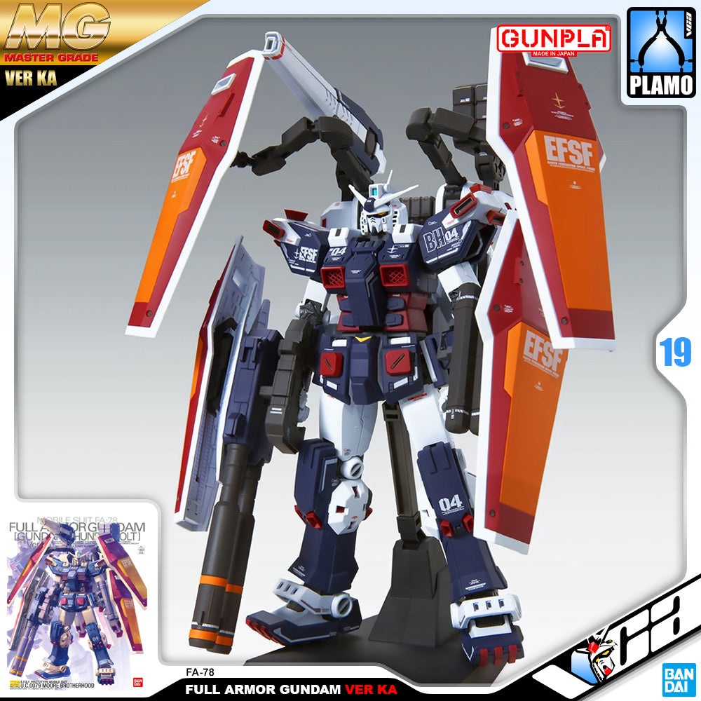Bandai Master Grade 1/100 MG FA-78 Full Armor Gundam Ver Ka Plastic Model Toy VCA Singapore