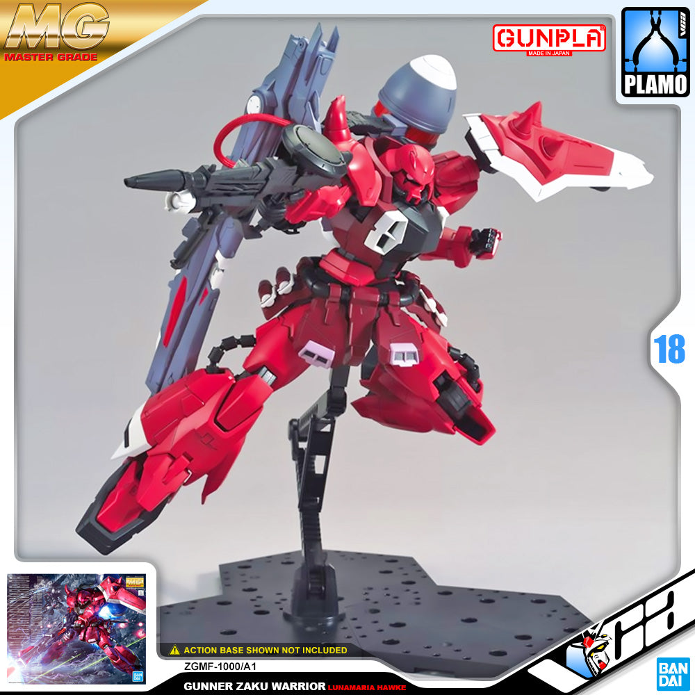 Bandai Gunpla Master Grade 1/100 MG Gunner Zaku Warrior Lunamaria Hawke Plastic Model Action Toy VCA Gundam Singapore