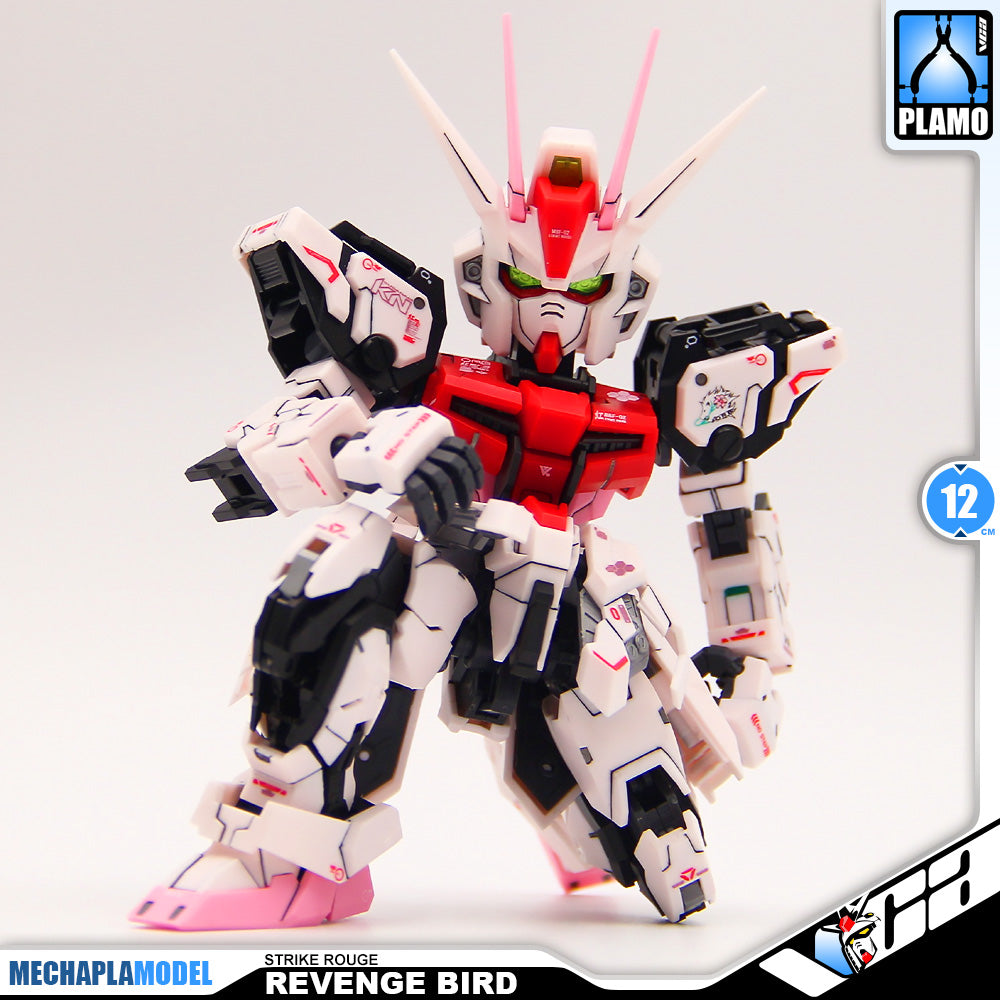 俺猪二师弟 Revenge Bird Strike Rouge 复仇鸟 MGSD Master Grade SD Plastic Model Action Figure Toy Kit VCA Gundam Singapore