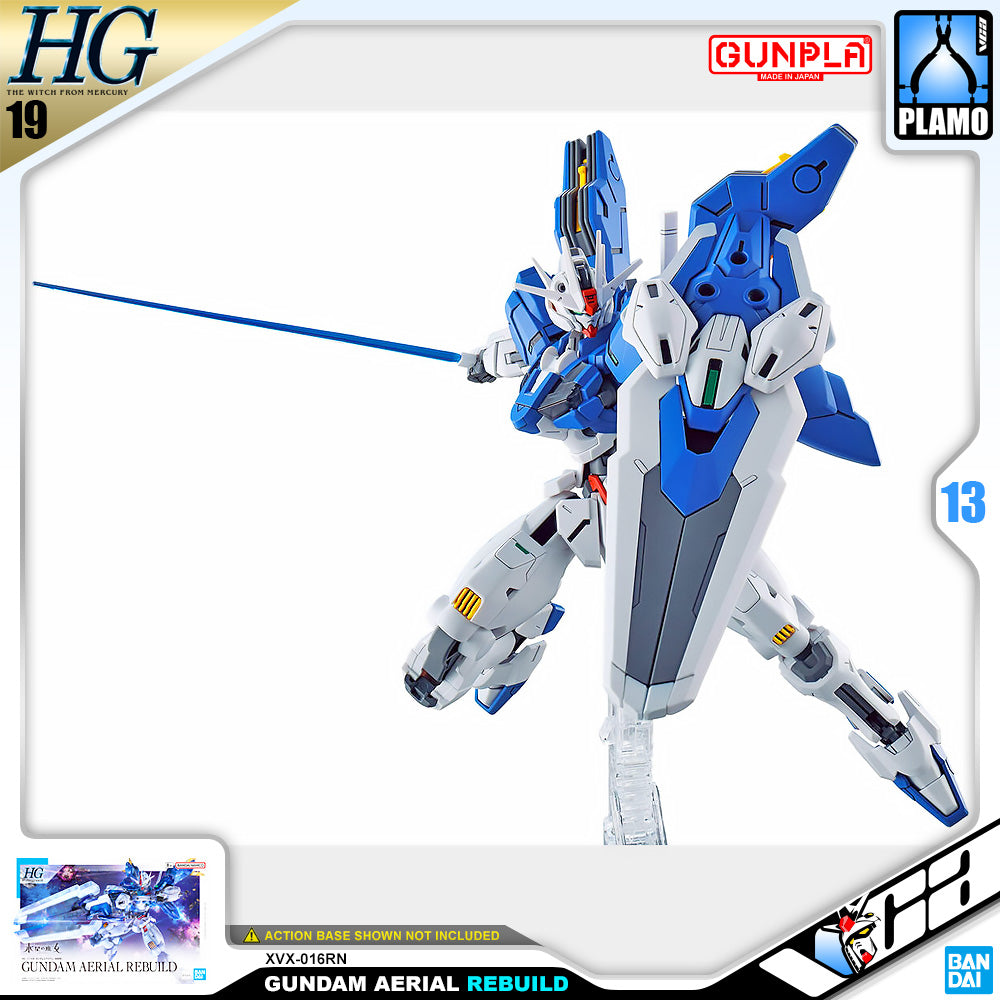 Bandai Gunpla High Grade 1/144 HG Gundam Aerial Rebuild Plastic Model Toy VCA Singapore