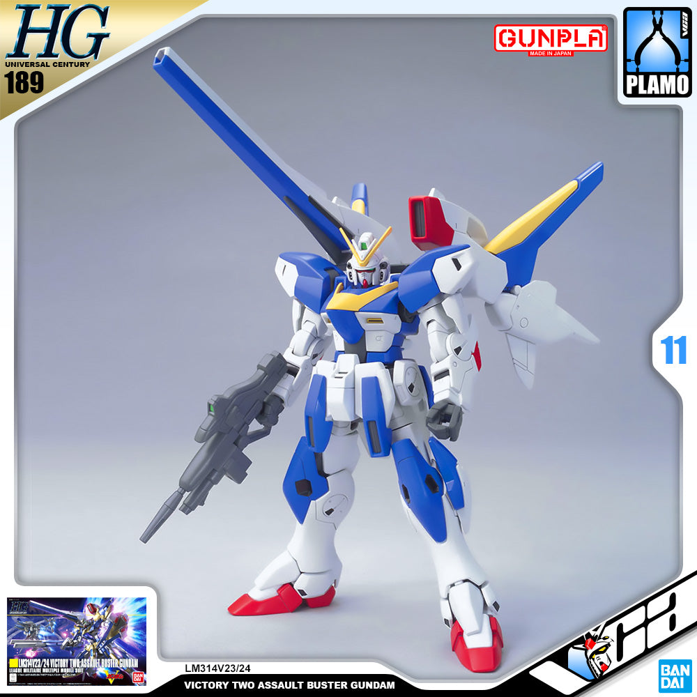 Bandai Gunpla High Grade Universal Century HGUC 1/144 HG Victory Two Assault Buster Gundam Plastic Model Toy VCA Singapore
