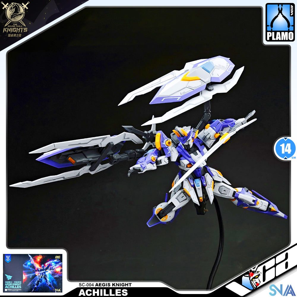 SNAA SC-004 Aegis Knight Achilles Real Grade RG Plastic Model Action Figure Toy Kit VCA Gundam Singapore