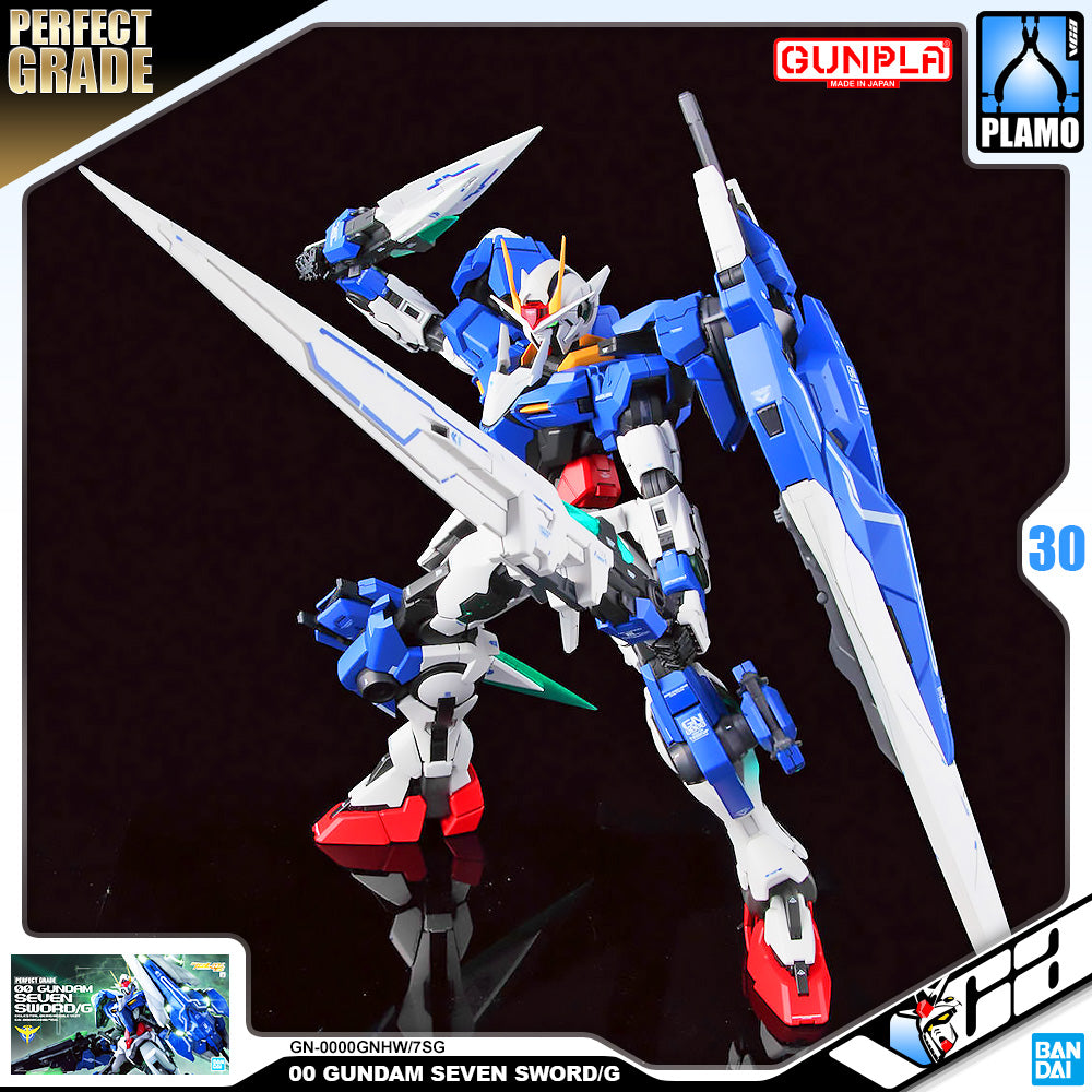 Bandai Gunpla Perfect Grade 1/60 PG 00 Gundam Seven Sword/G Plastic Model Action Toy VCA Singapore