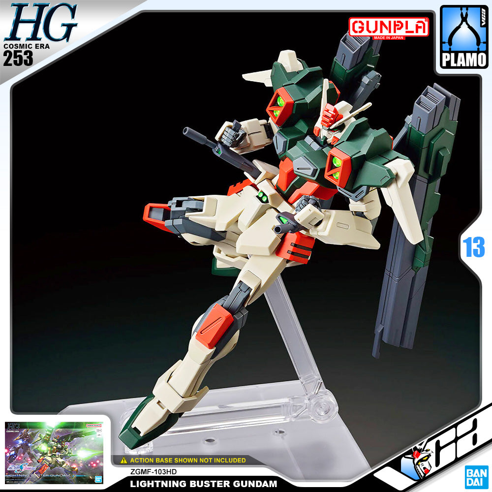 Bandai High Grade Cosmic Era HGCE HG Lightning Buster Gundam Action Figure Model Toy Kit VCA Singapore