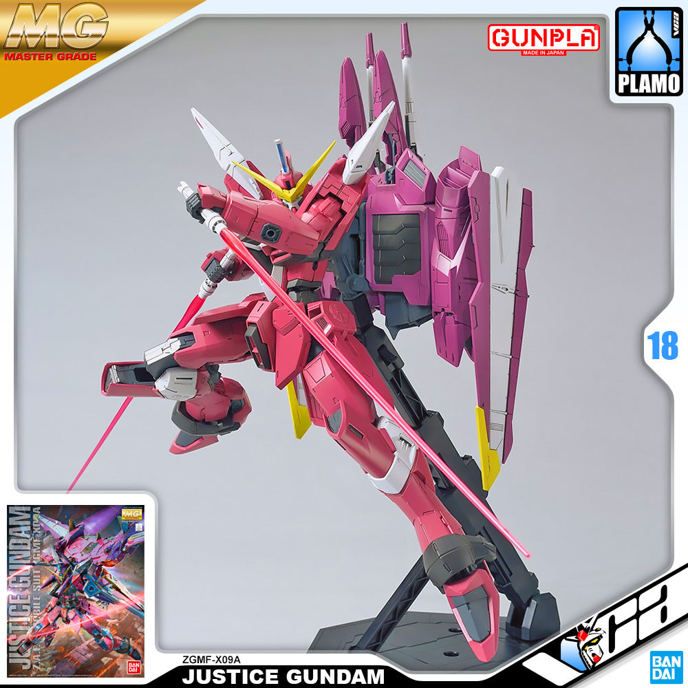 Bandai Gunpla Master Grade 1/100 MG Justice Gundam Plastic Model Toy VCA Singapore