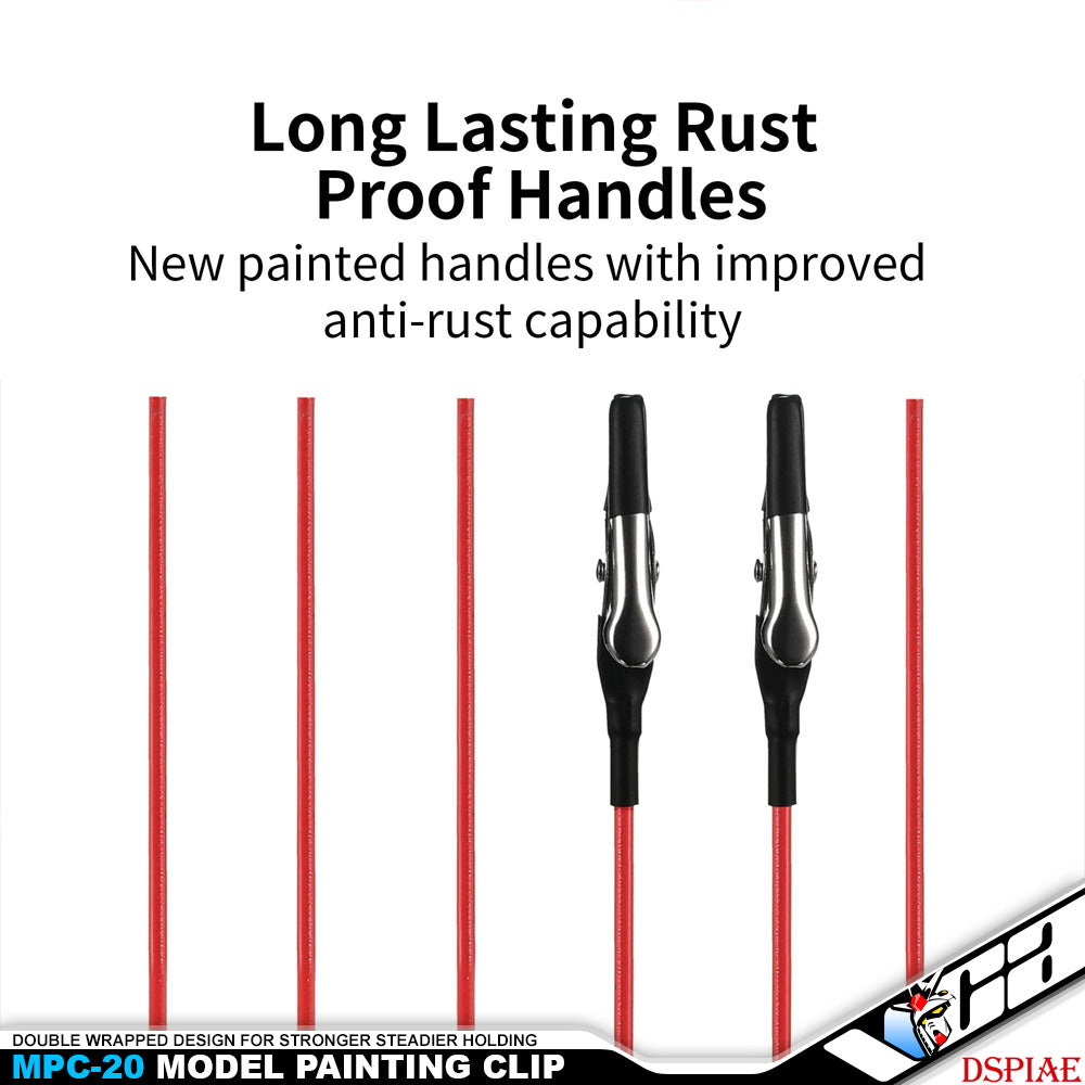 Dspiae MPC-20 Model Painting Clip Stick Model Part Holder VCA Gundam Singapore