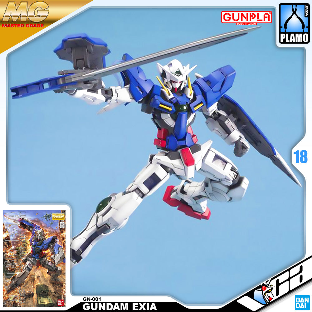 Bandai Gunpla Master Grade MG 1/100 GN-001 Gundam Exia Action Figure Model Toy VCA Singapore
