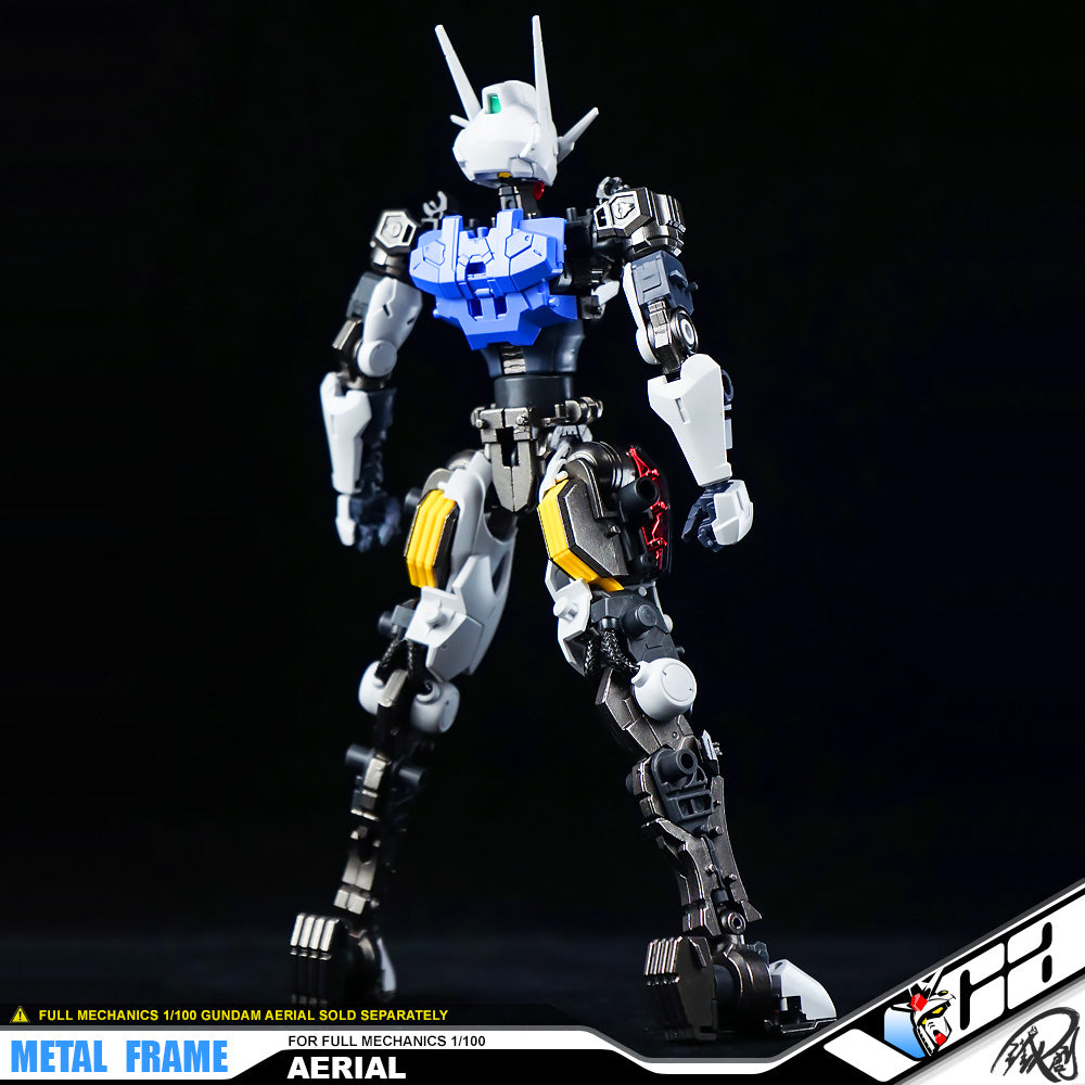 Iron Toys 铁创模型 Metal Structure Inner Frame Parts for Full Mechanics 1/100 FM Gundam Aerial Upgrade Parts VCA Singapore
