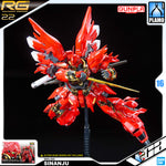 Bandai Gunpla Real Grade 1/144 RG MSN-06S Sinanju Plastic Model Toy VCA Gundam Singapore