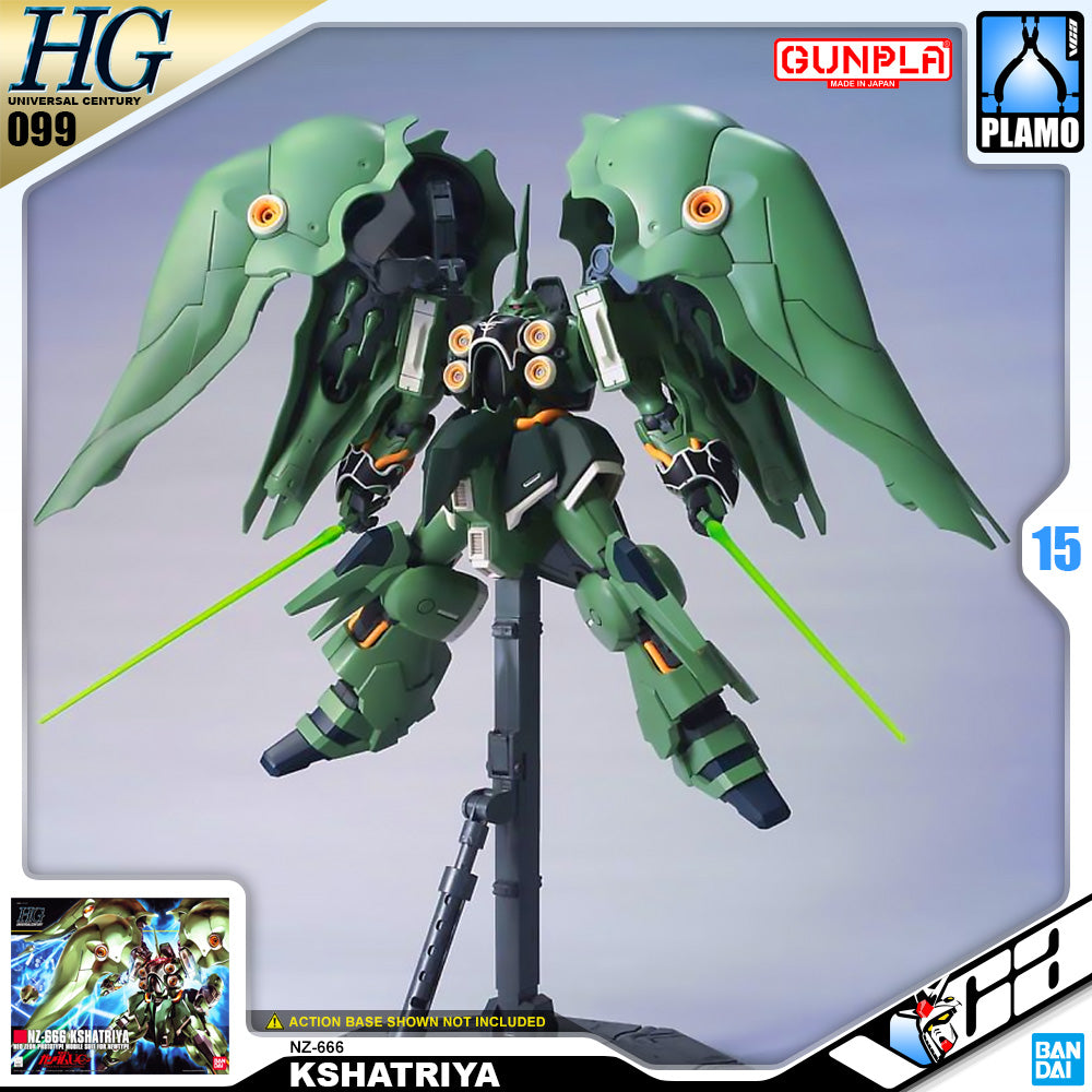 Bandai Gunpla High Grade Universal Century HGUC 1/144 HG NZ-666 Kshatriya Plastic Model Action Toy VCA Gundam Singapore