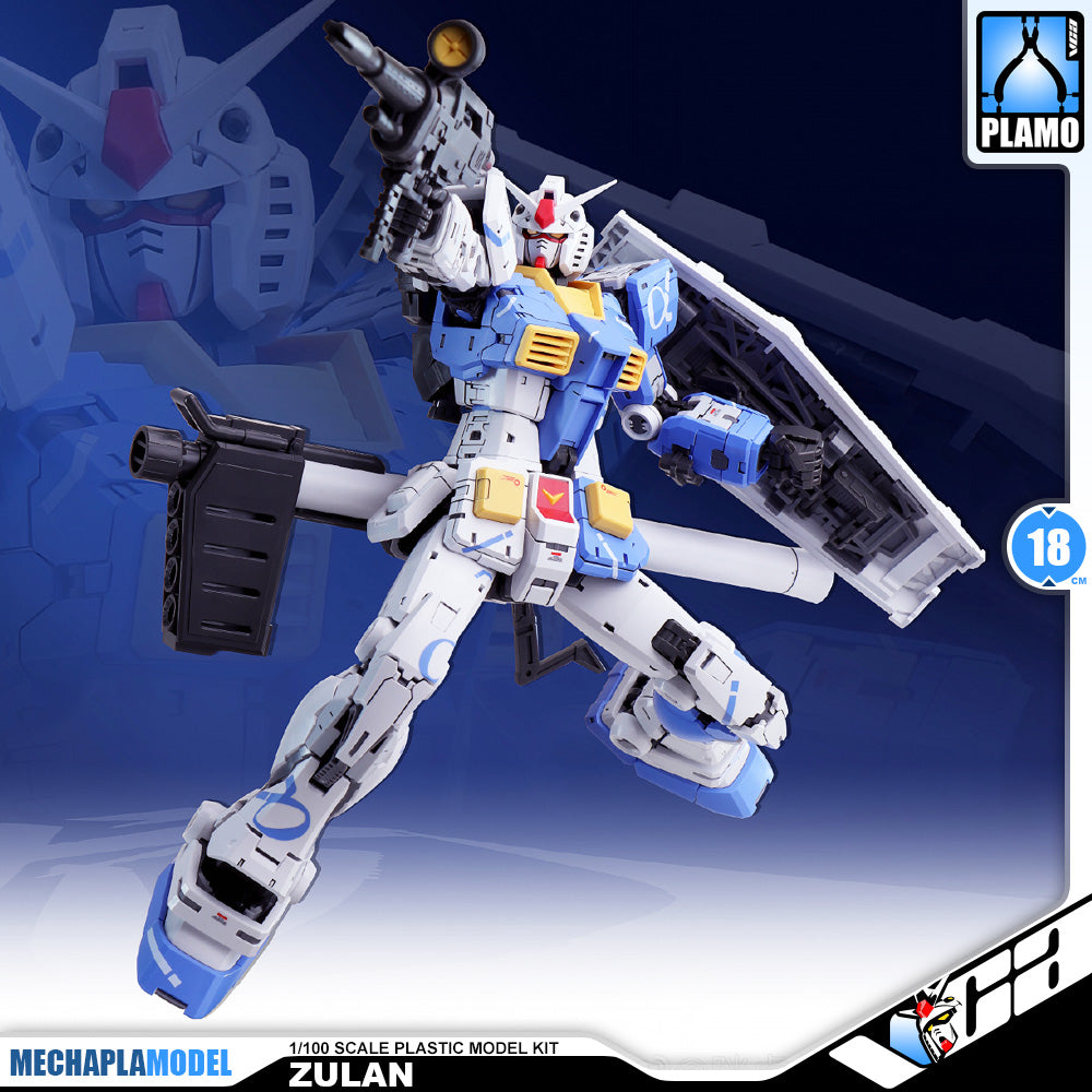 Fat Cat 胖虎模型 Zulan 祖蓝 RX-78-2 1/100 Master Real Grade RG MG Action Figure Toy Kit VCA Gundam Singapore