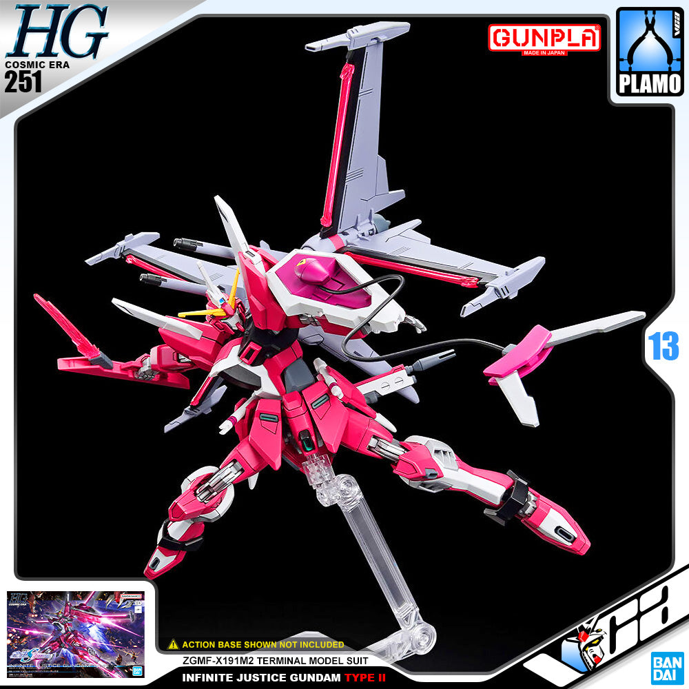 Bandai Gunpla High Grade HG Infinite Justice Gundam Type II Plastic Model Toy VCA Singapore