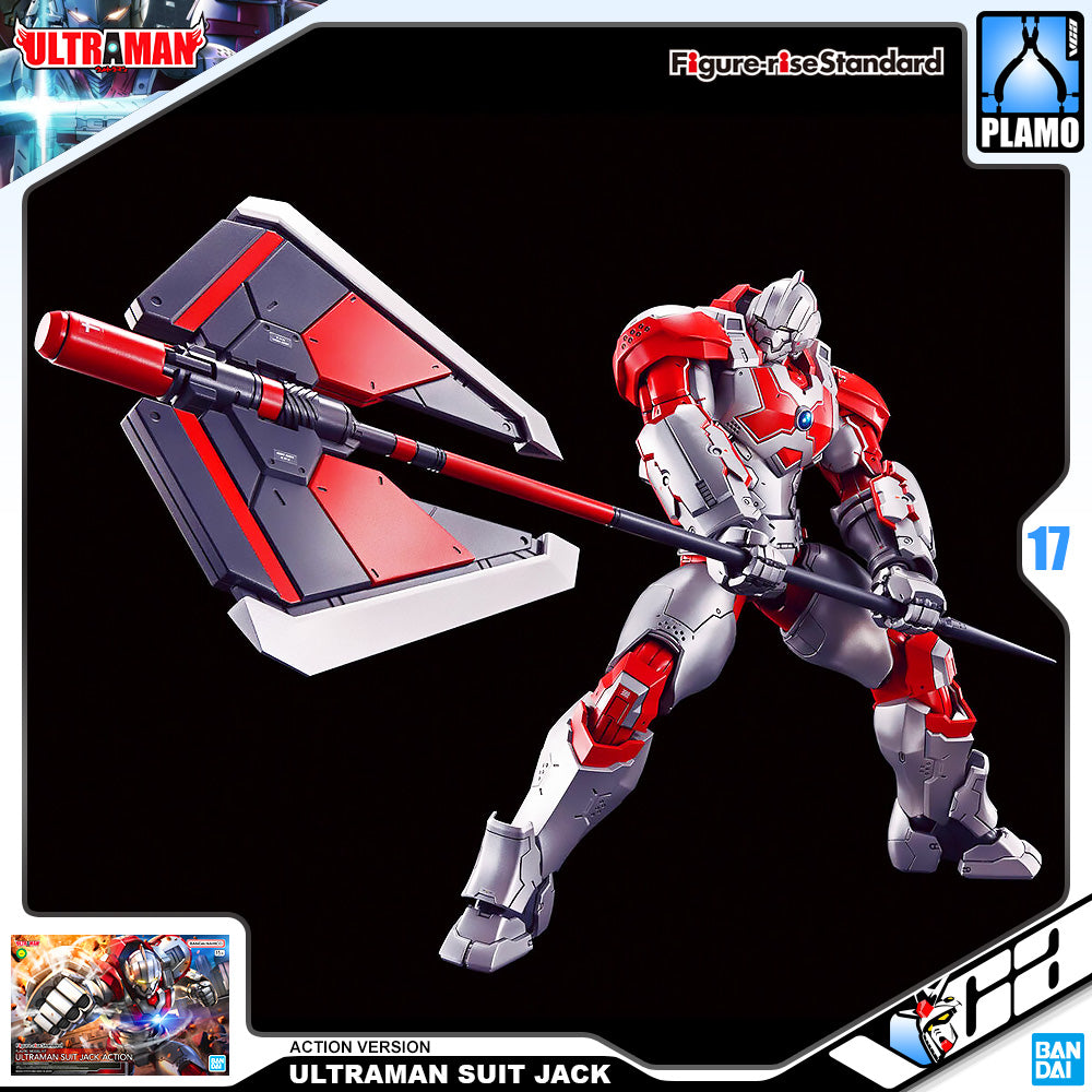 Bandai Namco Figure-Rise Standard Ultraman Suit Jack Action Plastic Model Action Figure Toy VCA Gundam Singapore