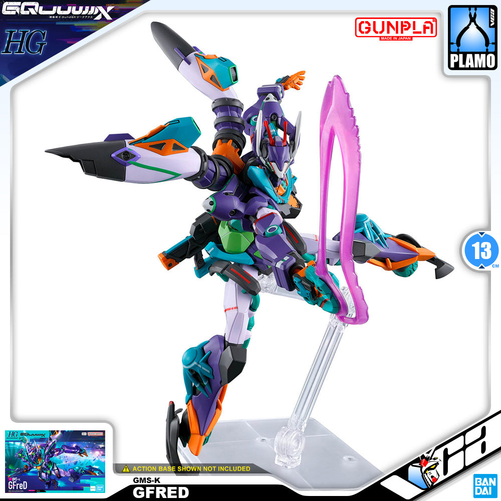 Bandai Namco Gunpla High Grade HG GQuuuuuuX GFred Action Figure Model Toy Kit VCA Gundam Singapore
