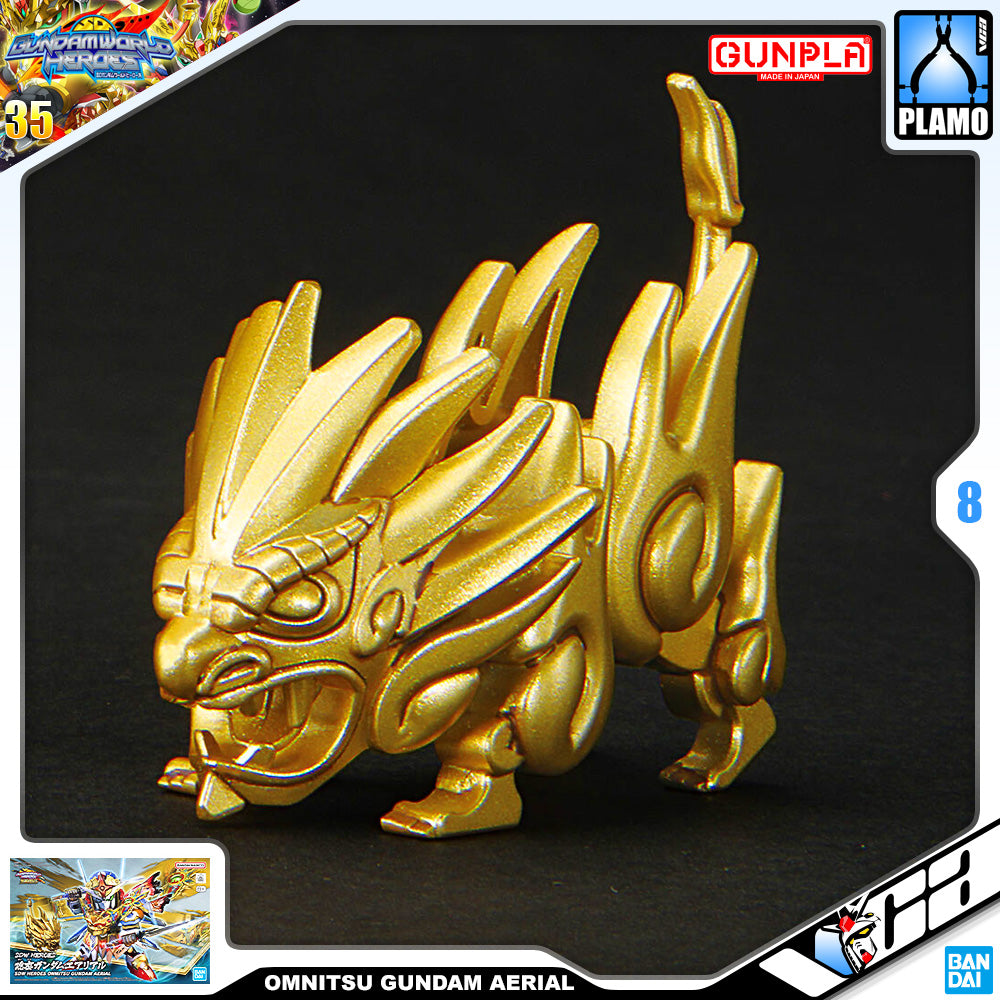 Bandai Gunpla SD World Heroes SDW Onmitsu Gundam Aerial Cute Plastic Model Action Toy VCA Singapore