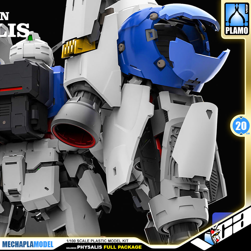 Solomon 所罗门模玩 RX-78GP02A Gundam Physalis MLRS Mechanical Clear Full Package Master Grade MG Action Figure Model Toy Kit VCA Singapore