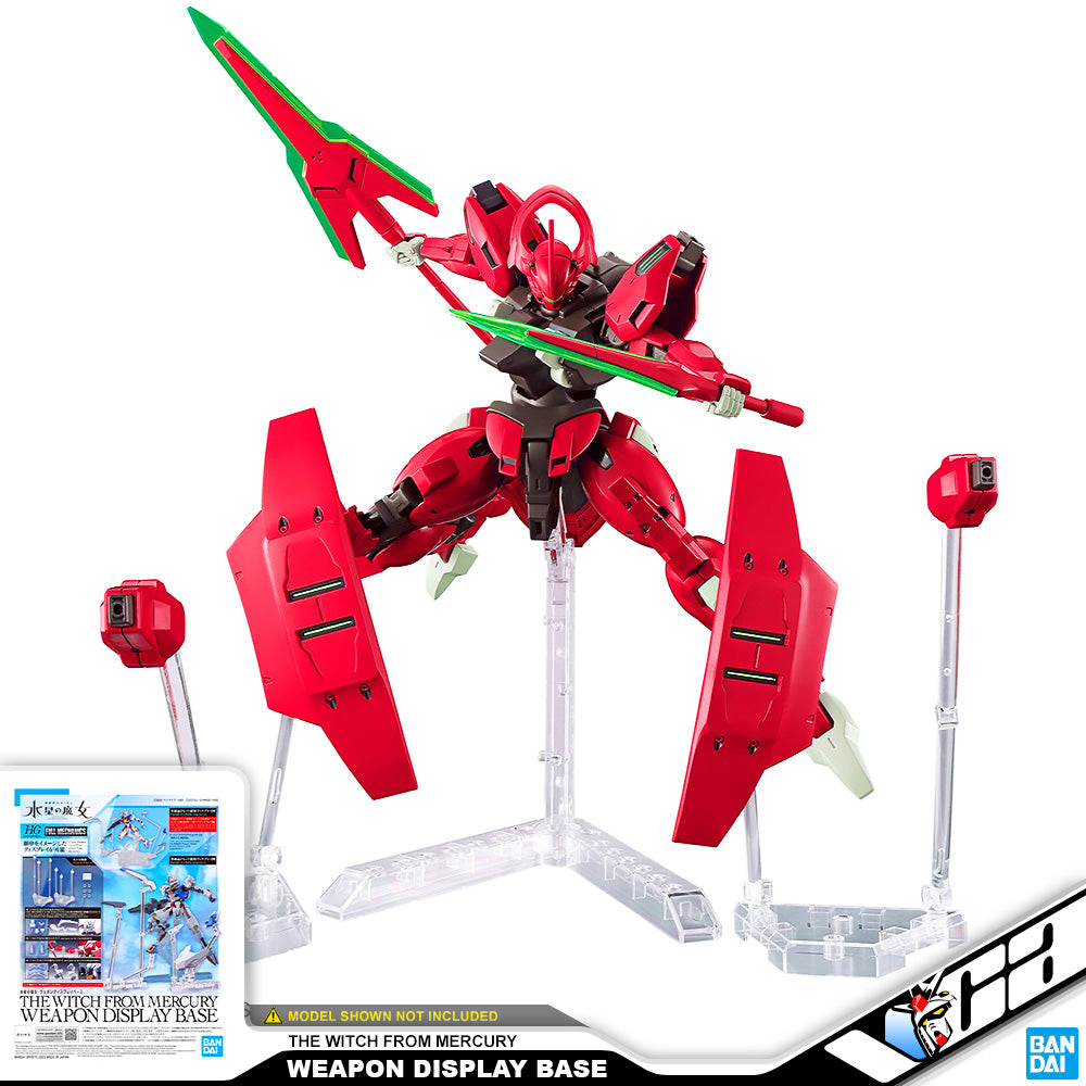 Bandai Gunpla The Witch From Mercury Weapon Display Base Gundam Display Stand Holder Base VCA Singapore