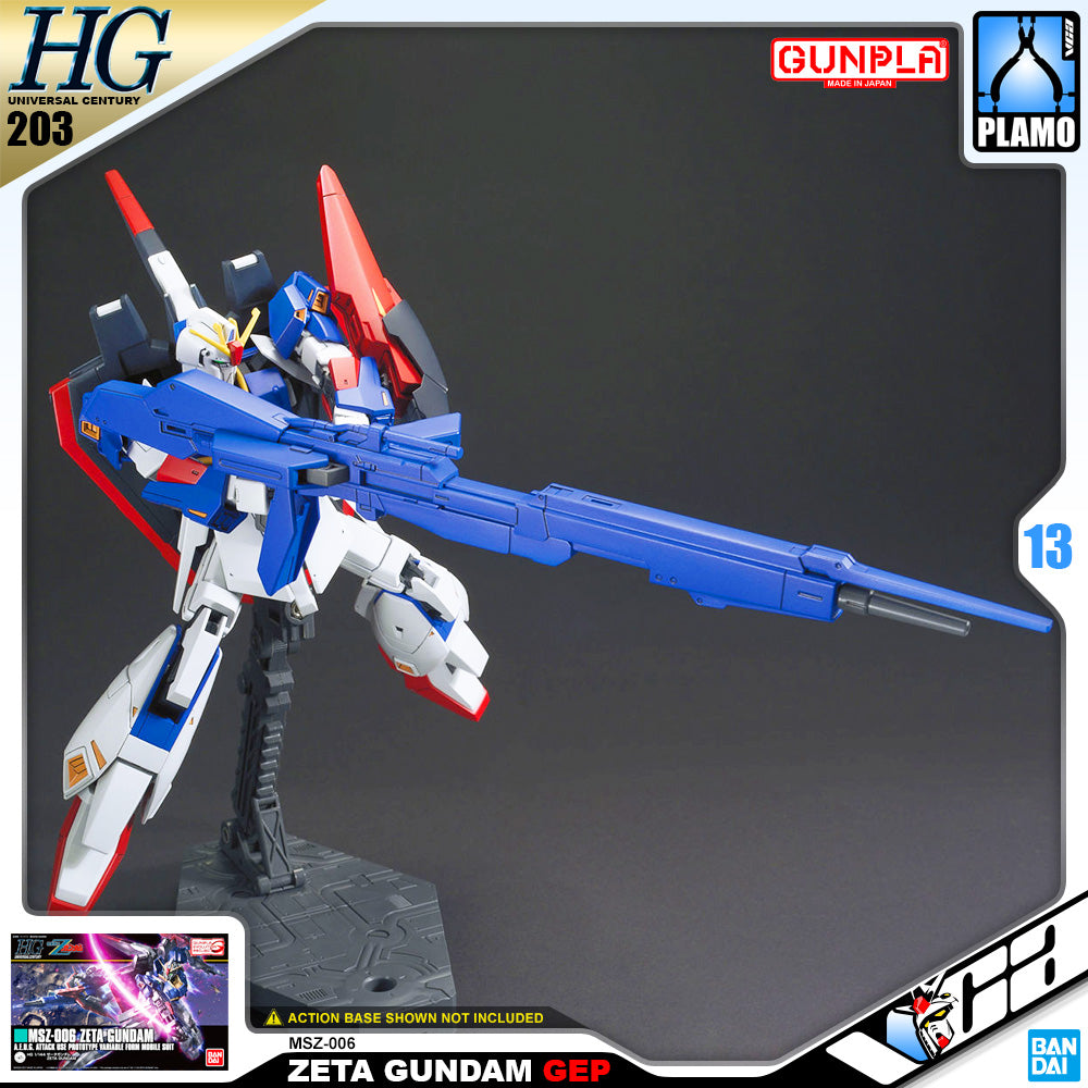 Bandai Gunpla High Grade Universal Century HGUC 1/144 HG Zeta Gundam GEP Action Figure Model Toy Kit VCA Singapore