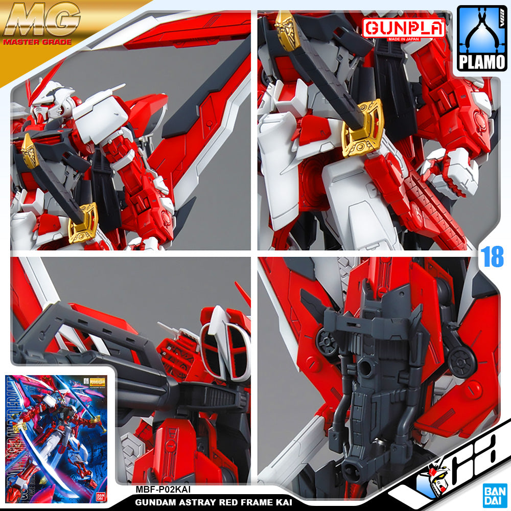Bandai Master Grade 1/100 MG Gundam Astray Red Frame Kai Plastic Model Toy VCA Singapore