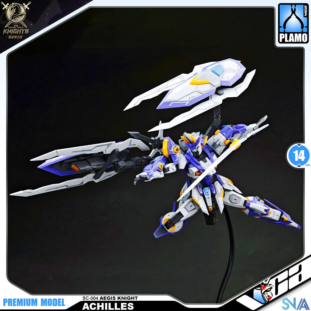 SNAA SC-004 Aegis Knight Achilles Real Grade RG Plastic Model Action Figure Toy Kit VCA Gundam Singapore