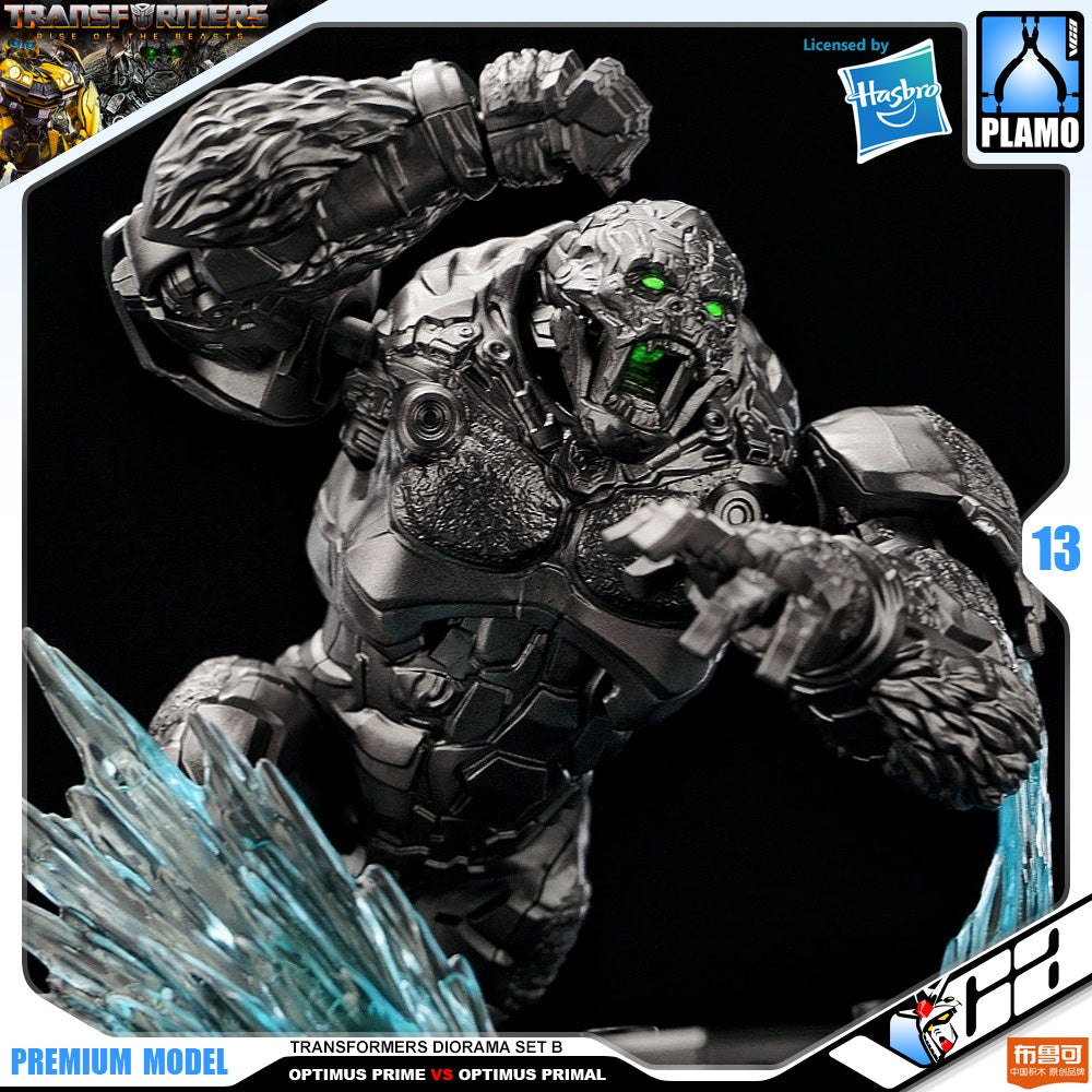 Bloks Buluke Transformers Diorama Set B Optimus Prime vs Optimus Primal Plastic Model Action Toy VCA Gundam Singapore
