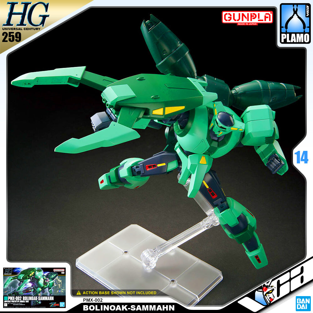 Bandai Gunpla High Grade Universal Century HGUC 1/144 HG Bolinoak-Sammahn Action Figure Model Toy Kit VCA Gundam Singapore