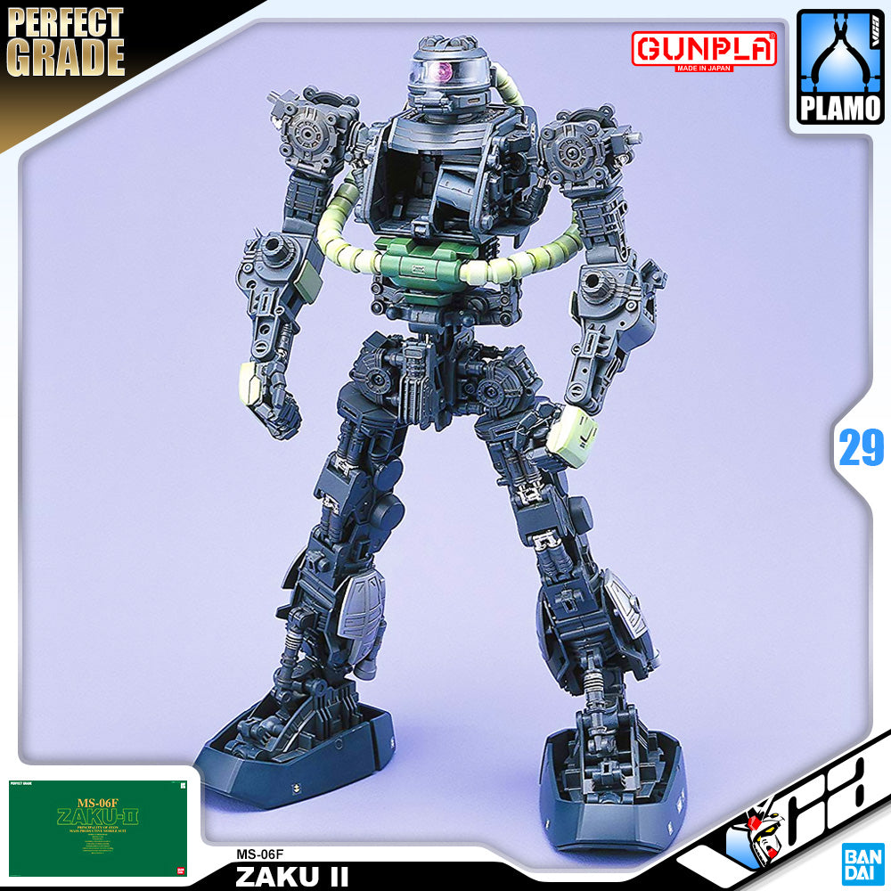 Bandai Gunpla Perfect Grade PG MS-06F Zaku II Plastic Model Action Figure Toy VCA Gundam Singapore
