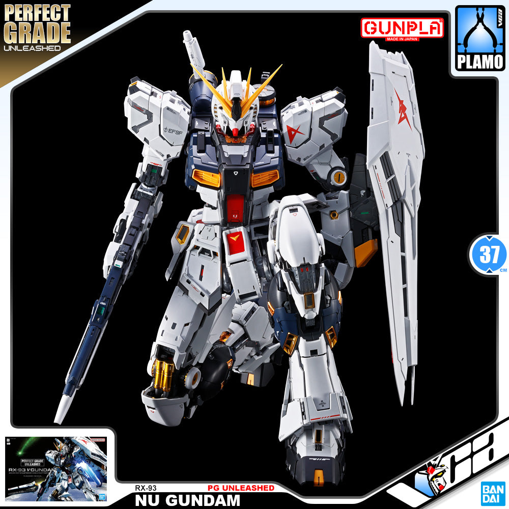 Bandai Gunpla Perfect Grade Unleashed PGU 1/60 PG RX-93 Nu Gundam Action Figure Model Toy Kit VCA Singapore