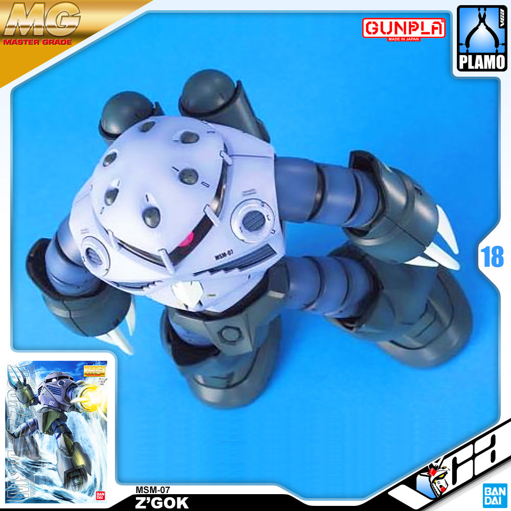 Bandai Gunpla Master Grade 1/100 MG MSM-07 Z'GOK PRODUCTION UNIT Plastic Model Toy VCA Gundam Singapore