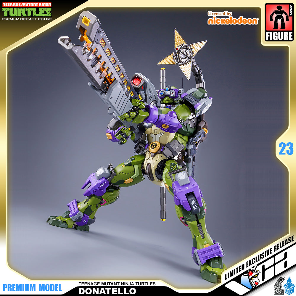 Heat Boys Nickelodeon Teenage Mutant Ninja Turtles Donatello Mecha Metal Structure Premium Action Figure VCA Gundam Singapore