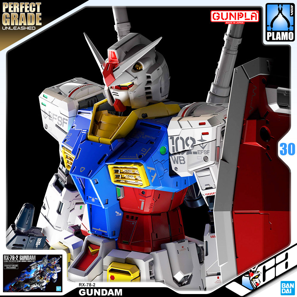 Bandai Gunpla Perfect Grade UNLEASHED PGU RX-78-2 GUNDAM PLASTIC MODEL ACTION TOY VCA SINGAPORE