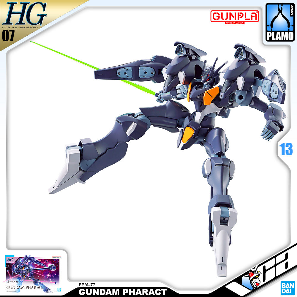 Bandai Gunpla High Grade The Witch From Mercury 1/144 HG Gundam Pharact Plastic Model Action Toy VCA Singapore