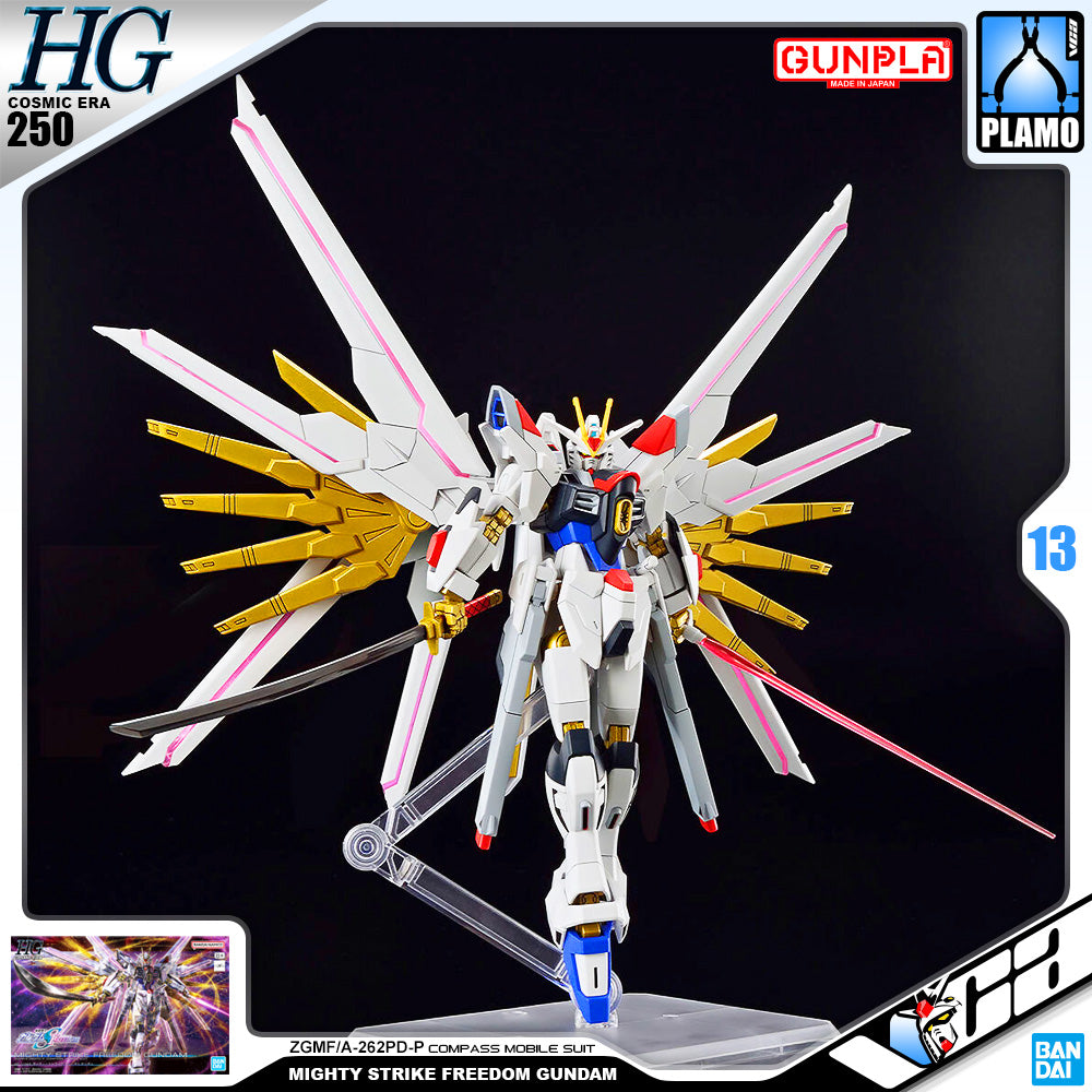 Bandai Gunpla High Grade HG Mighty Strike Freedom Gundam Plastic Model Toy VCA Singapore
