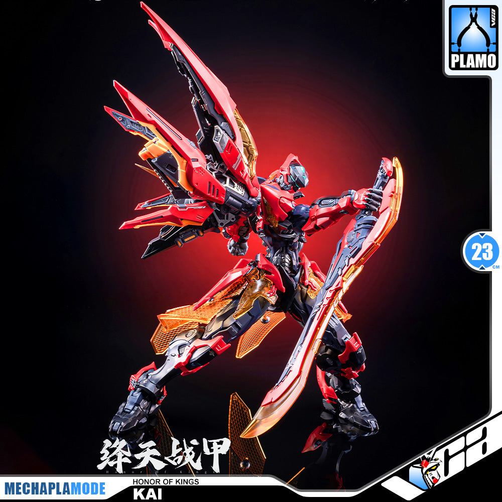 Honor of Kings Animester 大漫匠 Infinite Dimension 无限维度 Kai 铠 - 绛天战甲 Action Figure Model Toy Kit Mechapla VCA Gundam Singapore