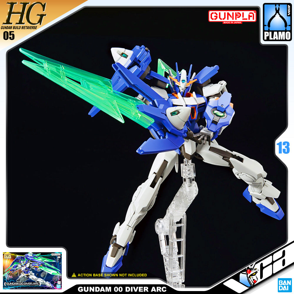 Bandai Gunpla Build Metaverse HG Gundam 00 Diver Arc Plastic Model Action Figure Toy Kit VCA Singapore