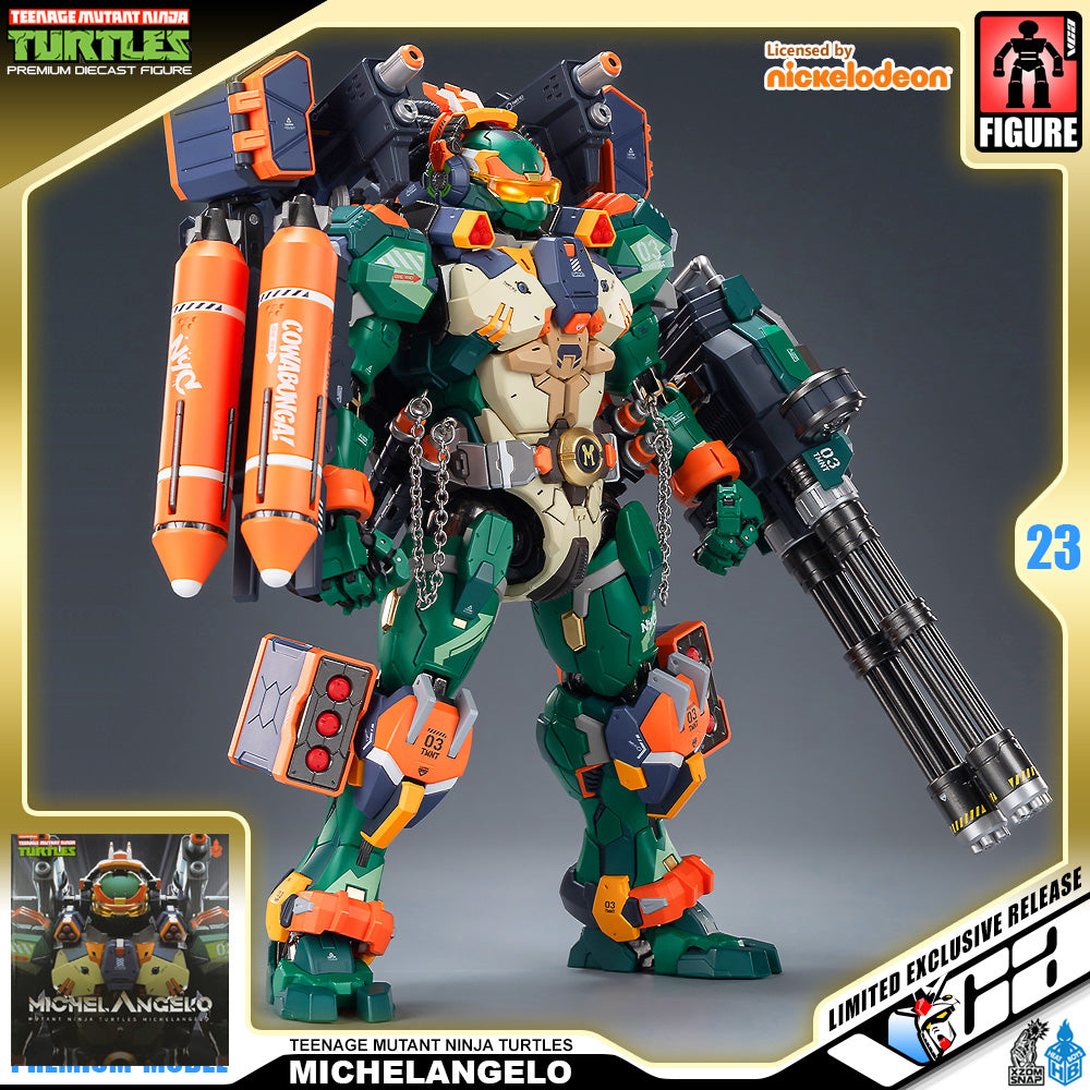 Heat Boys Snap Design Nickelodeon Teenage Mutant Ninja Turtles Michelangelo Mecha VCA Gundam Singapore