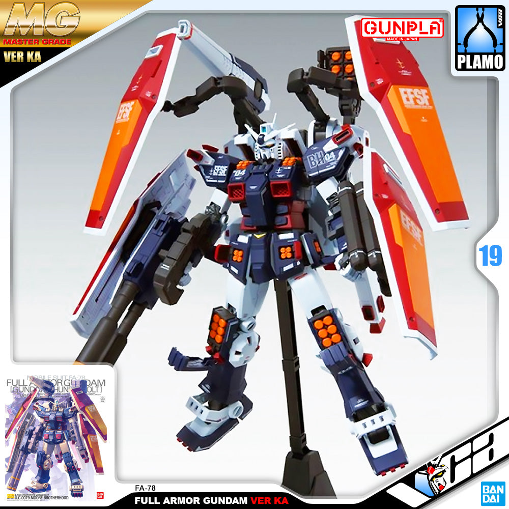 Bandai Master Grade 1/100 MG FA-78 Full Armor Gundam Ver Ka Plastic Model Toy VCA Singapore