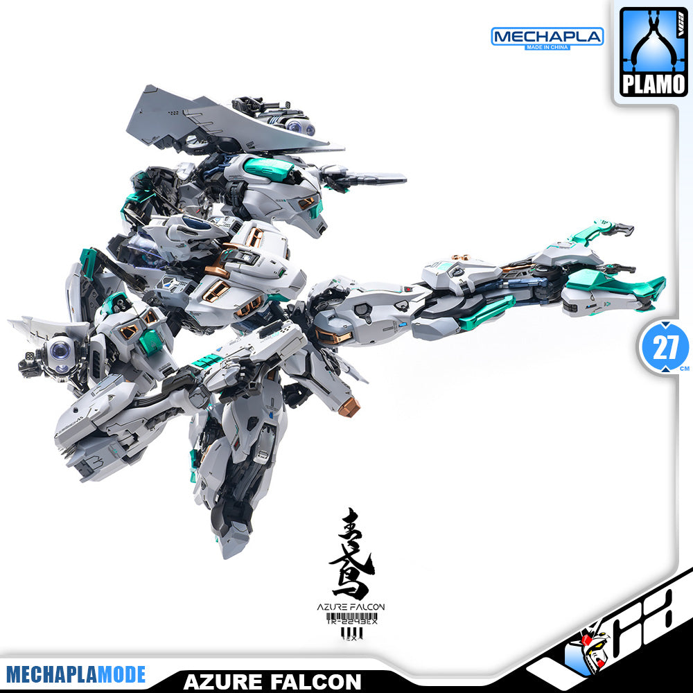 INERA无限系 Azure Falcon 青鸢 Metal Build Structure Transformer Action Figure Model Toy Kit VCA Gundam Singapore