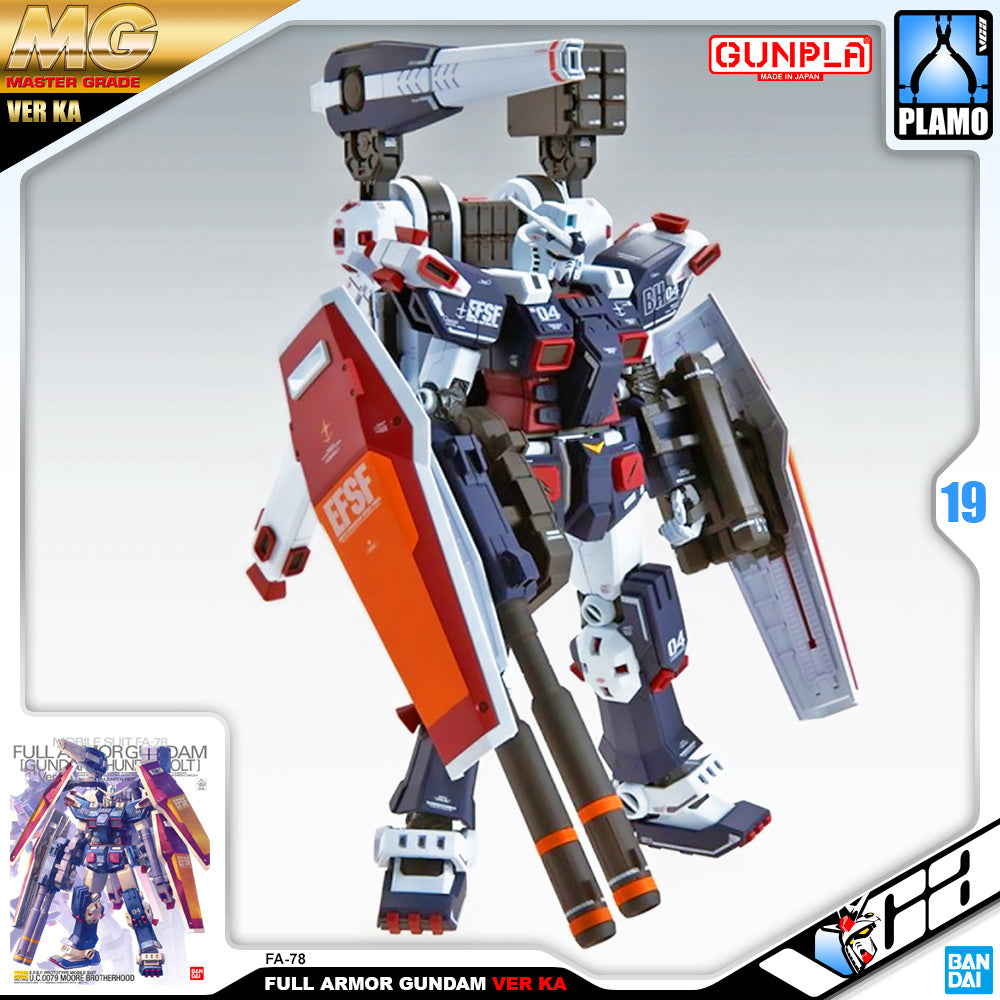 Bandai Master Grade 1/100 MG FA-78 Full Armor Gundam Ver Ka Plastic Model Toy VCA Singapore