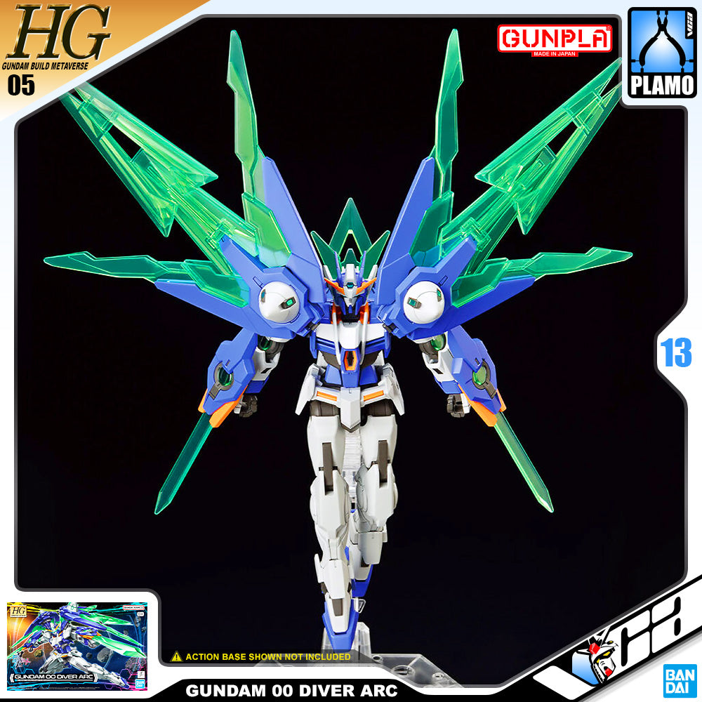 Bandai Gunpla Build Metaverse HG Gundam 00 Diver Arc Plastic Model Action Figure Toy Kit VCA Singapore