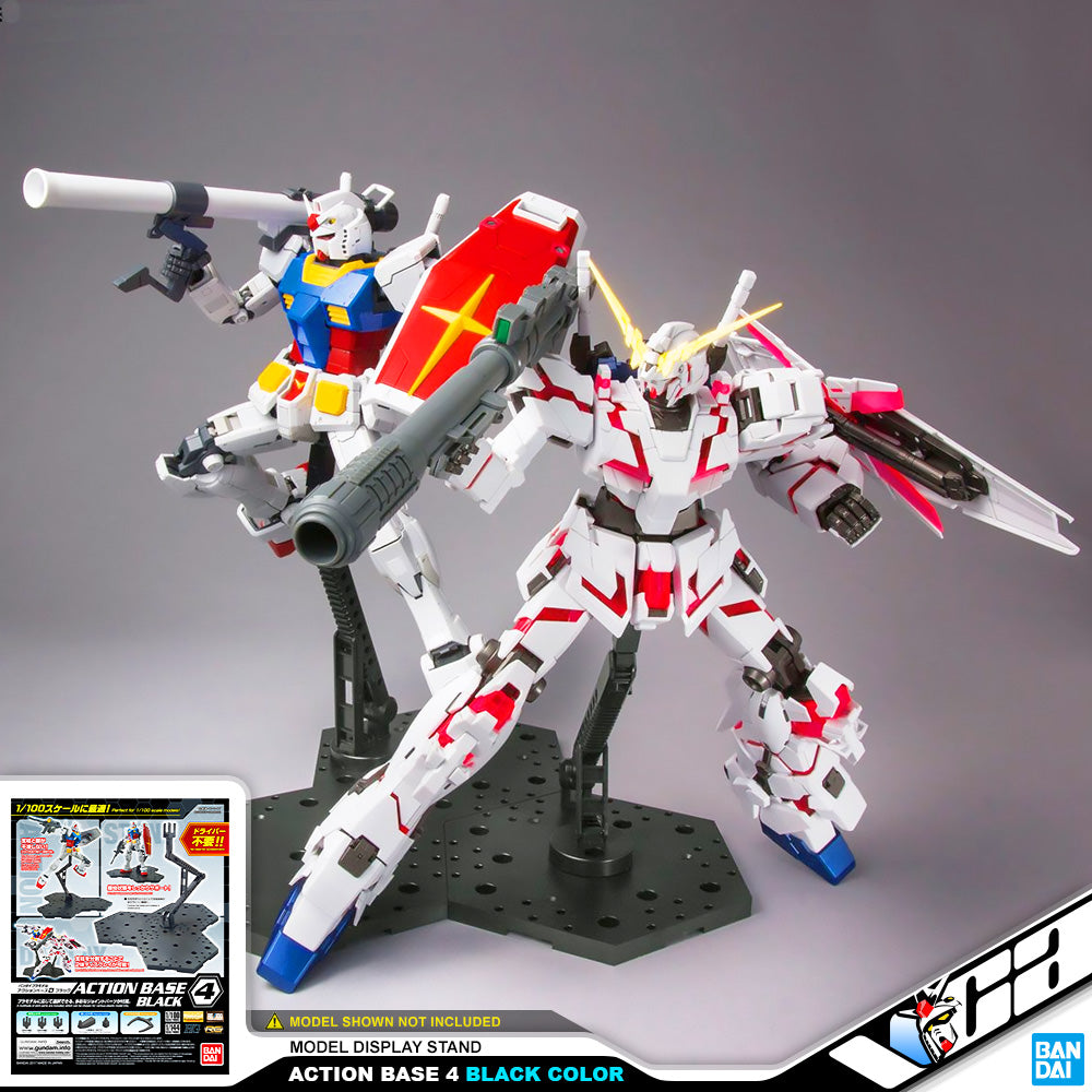 Bandai Gunpla Action Base 4 Black Gundam Display Stand Holder Base VCA Singapore