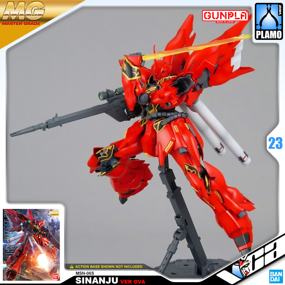 Bandai Gunpla Master Grade 1/100 MG MSN-06S SINANJU Ver OVA Plastic Model Toy VCA Gundam Singapore
