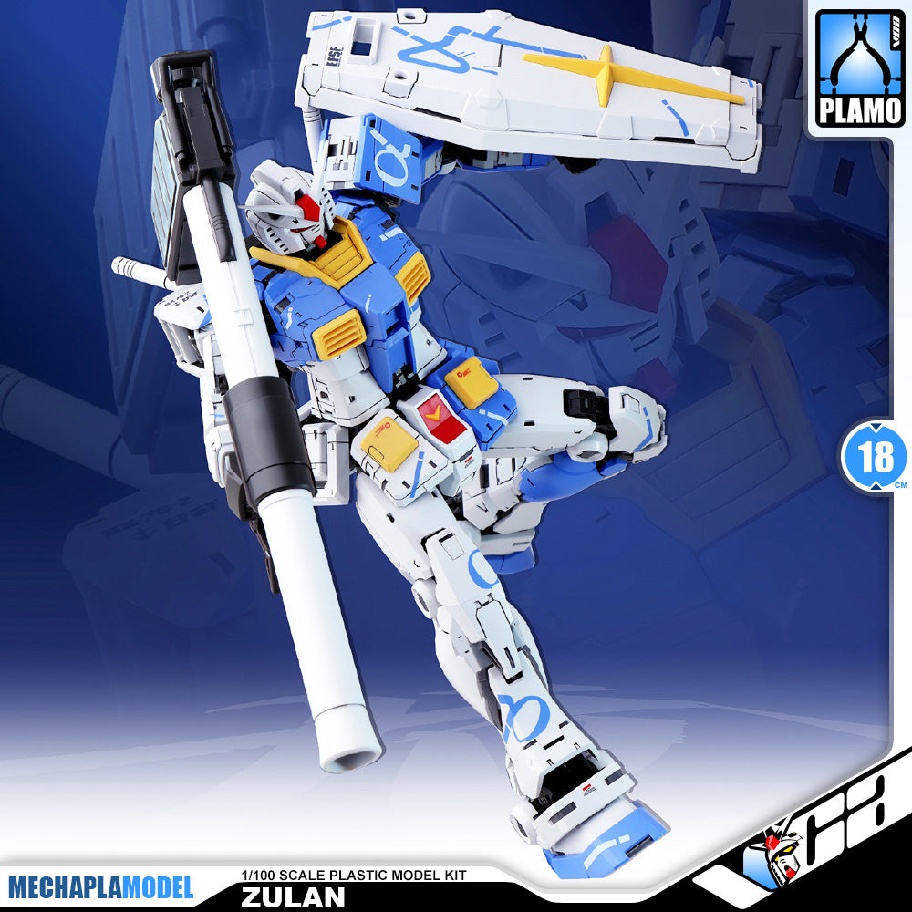 Fat Cat 胖虎模型 Zulan 祖蓝 RX-78-2 1/100 Master Real Grade RG MG Action Figure Toy Kit VCA Gundam Singapore