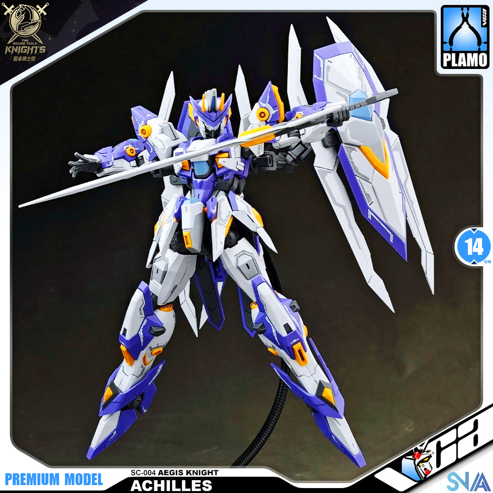 SNAA SC-004 Aegis Knight Achilles Real Grade RG Plastic Model Action Figure Toy Kit VCA Gundam Singapore